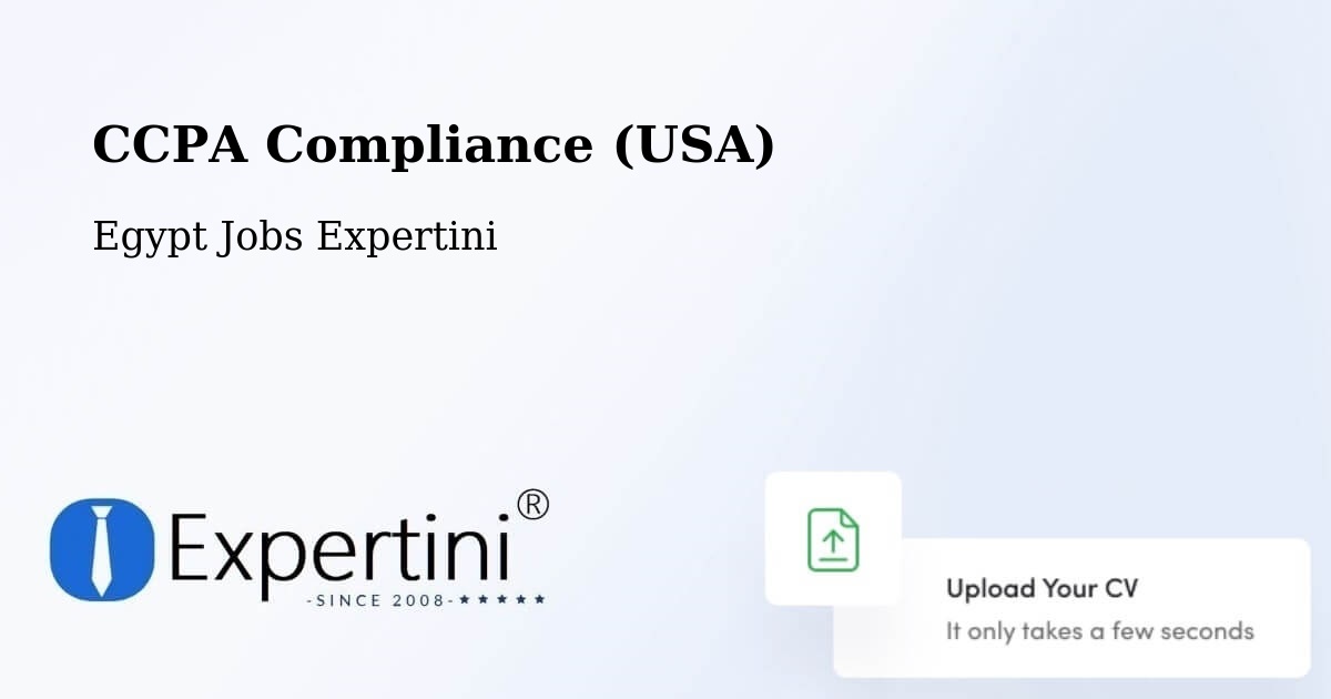 CCPA Privacy Rights & Compliance Notice – Basyūn - Egypt Jobs Expertini