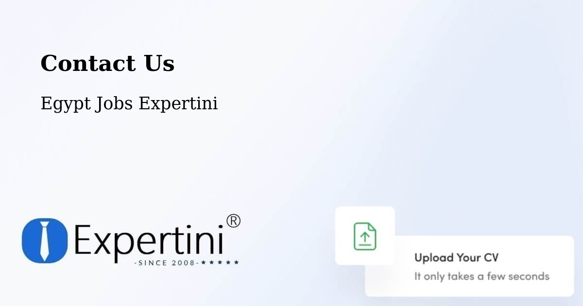 Contact Expertini – Basyūn - Egypt Jobs Expertini