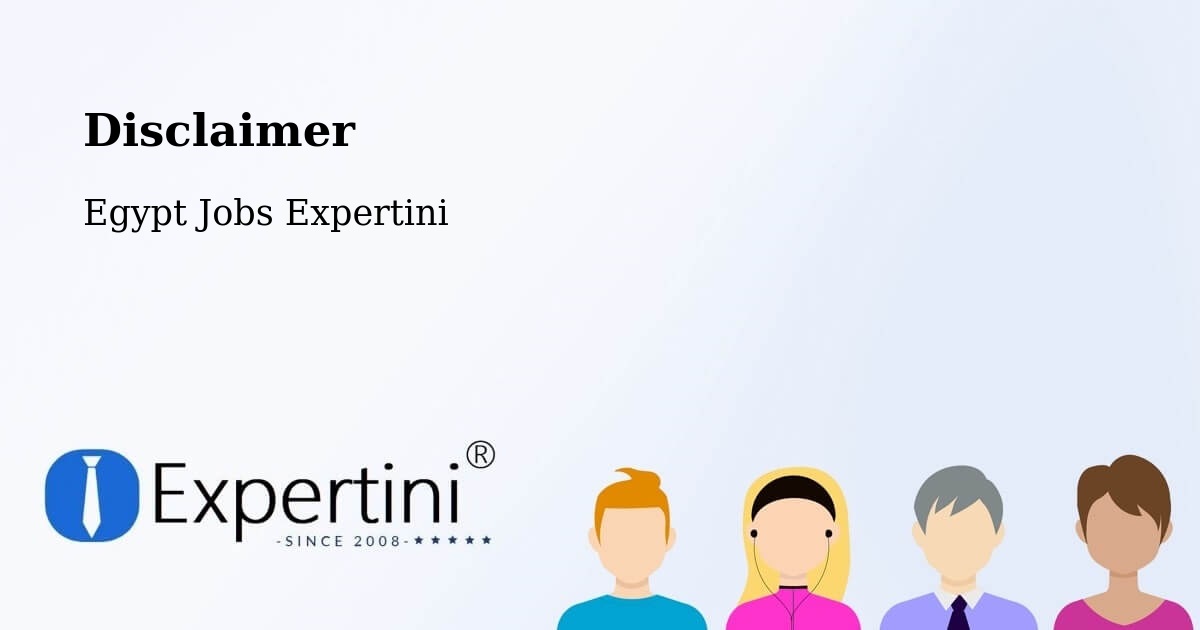 Disclaimer – Basyūn - Egypt Jobs Expertini